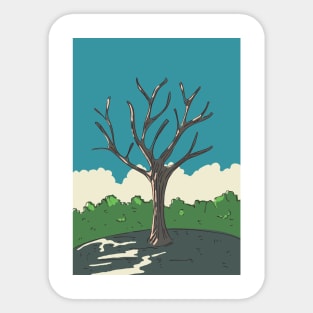 The Old Tree Sticker